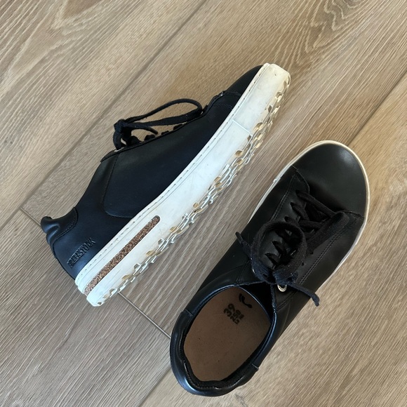 BIRKENSTOCK Bend Low Black Leather Sneaker - Picture 9 of 12